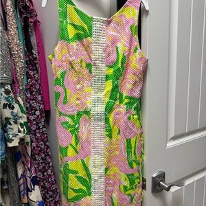 Lilly Pulitzer Pink and Green Dress